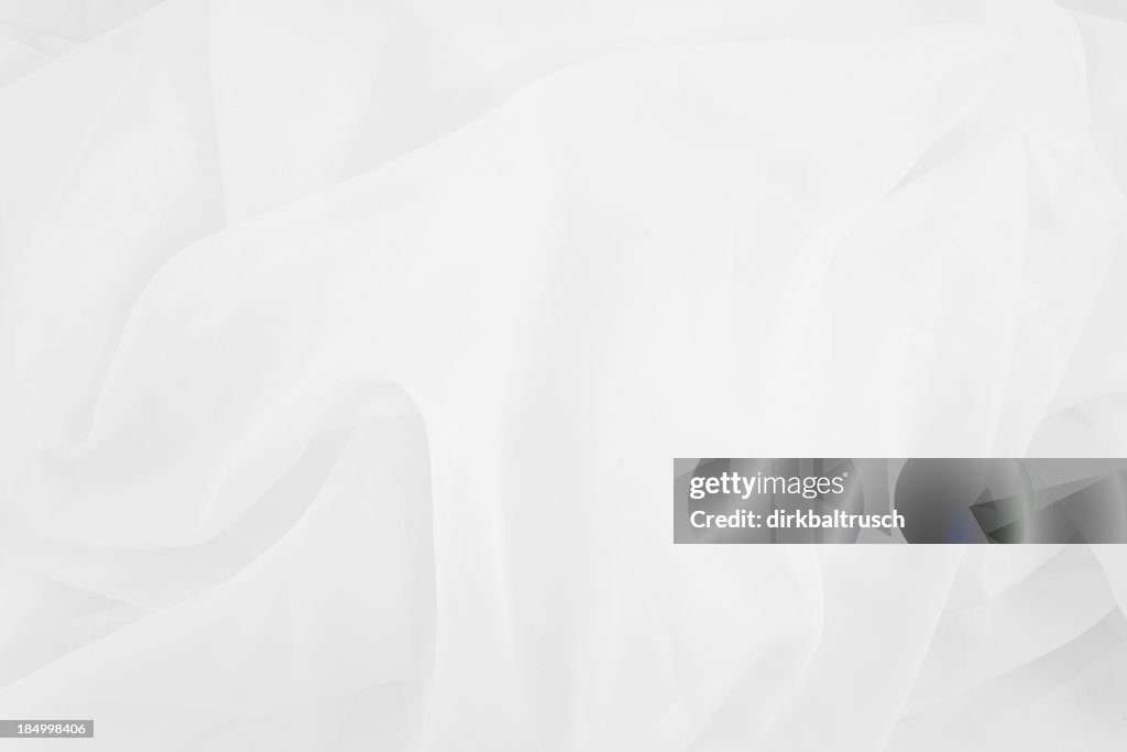 White fabric background