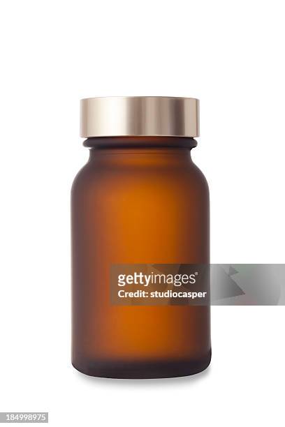 medicine bottle - brown bottle stock pictures, royalty-free photos & images