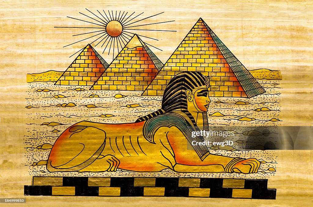 Egyptian Souvenir Papyrus