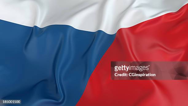 czech republic flag - czech republic flag stock pictures, royalty-free photos & images