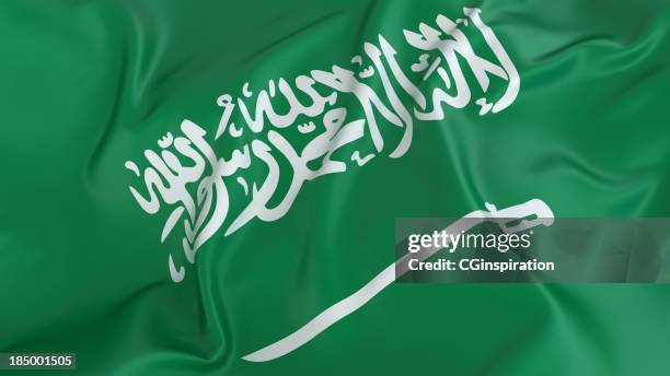 saudi arabia flag - saudi arabia flag bildbanksfoton och bilder