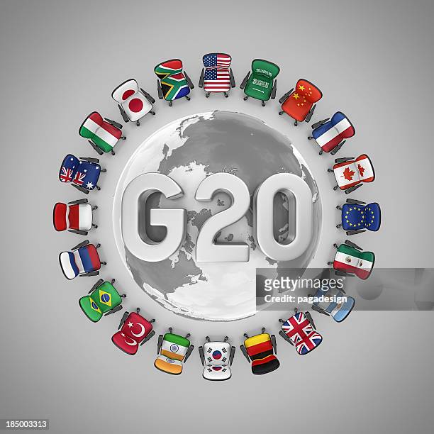 g20 - flag g20 stock pictures, royalty-free photos & images