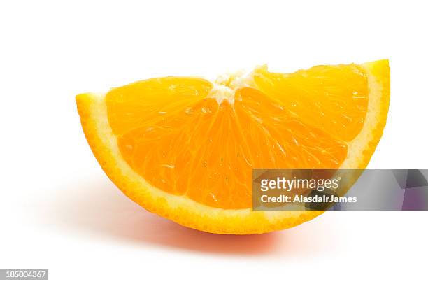 orange slice - scheibe portion stock-fotos und bilder