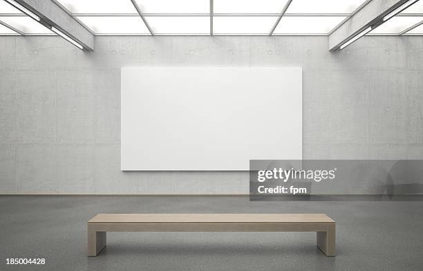 museum with image - museum bench stock pictures, royalty-free photos & images