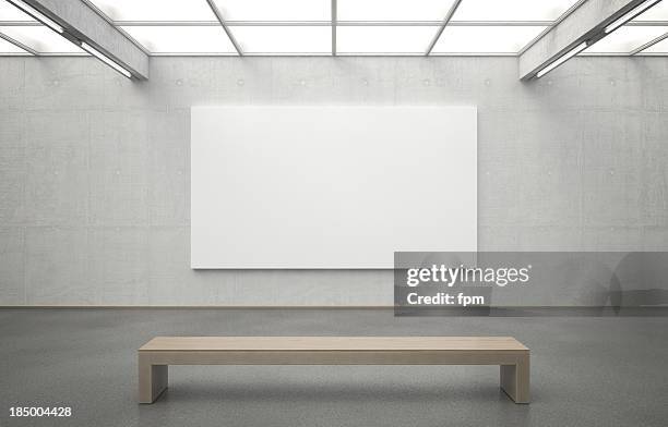 museum with image - bench stock pictures, royalty-free photos & images