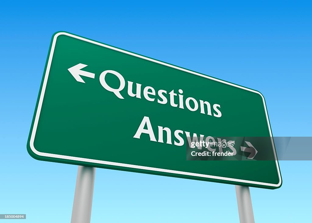 Questions and Answers Sign