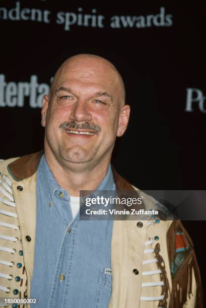 Governor Jesse Ventura, a former WWE wrestler, attending the 1999 Independent Spirit Awards in Santa Monica, March 20th 1999.