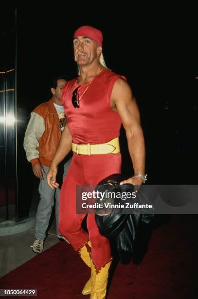 American wrestler Hulk Hogan attending the NATPE Convention in Miami Beach, Florida, January 19th 1994.