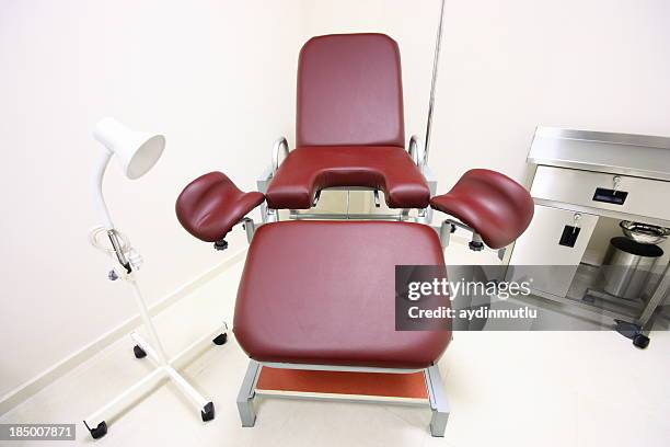 gynecologist practice - birthing chair stock pictures, royalty-free photos & images