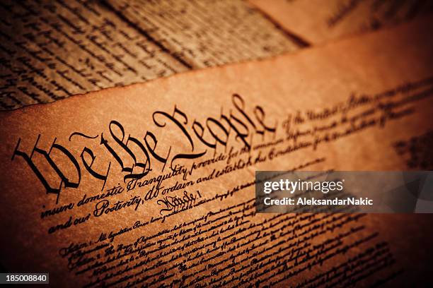 we the people - us constitution stock pictures, royalty-free photos & images