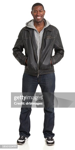 Smiling Man Full Length Portrait Smiling Man Full Length Portrait