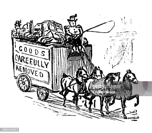 british satire caricature comic cartoon illustration - guy-throwing-out-garbage-drawing stock illustrations
