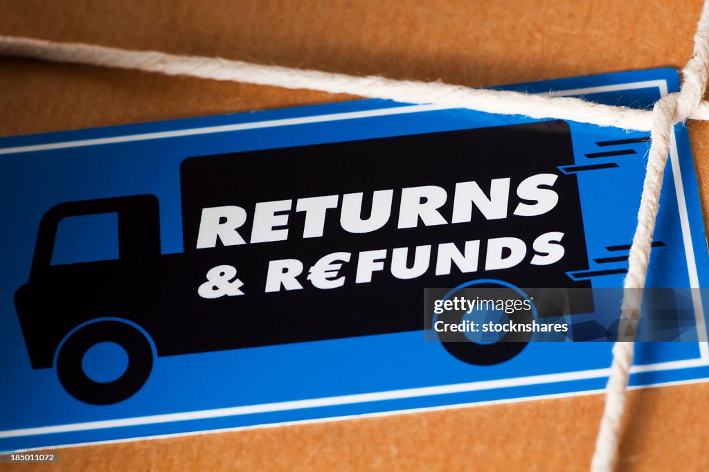 Returns and Refunds Package Euro Currency