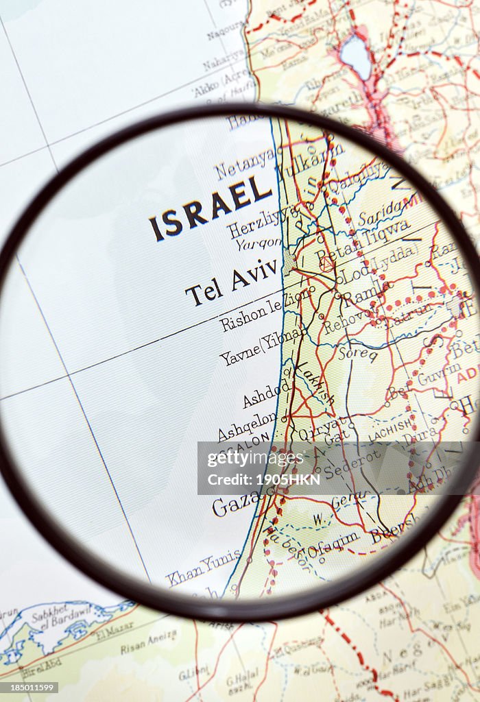 Gaza Map Simplified Gaza Strip Map High-Res Stock Photo - Getty Images