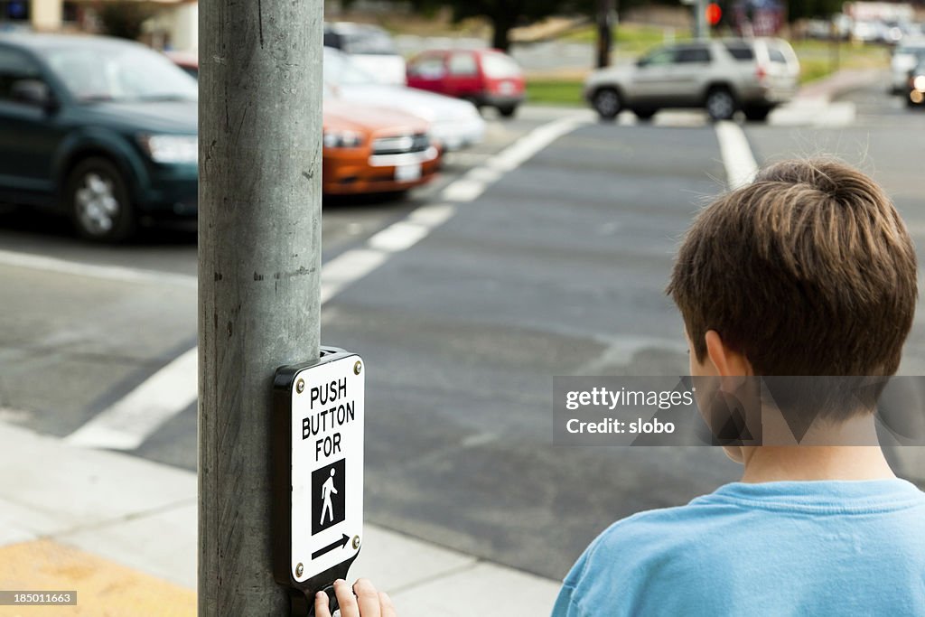 Child at Pedestrian Crossing