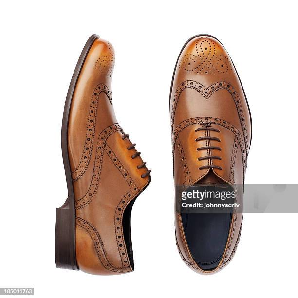 scarpe. - leather laces foto e immagini stock