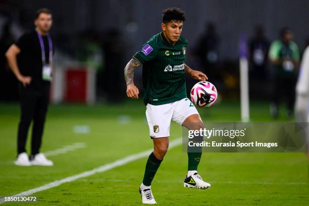 Lucas Romero of Club Leon during the 2nd Round of FIFA Club World Cup Saudi Arabia match between Club Leon and Urawa Reds at Prince Abdullah Al...