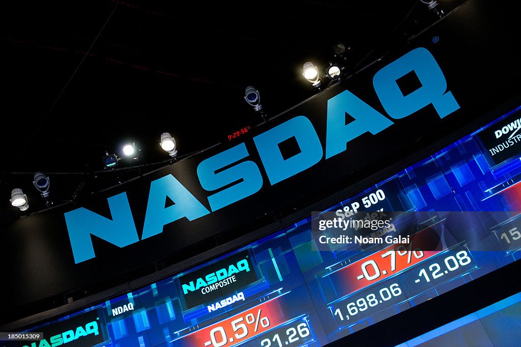 Deepak Chopra And Martine Dubin Ring The NASDAQ Opening Bell