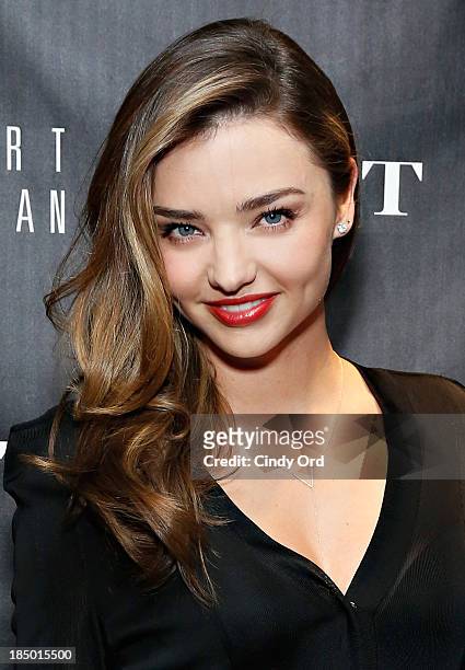 Miranda Kerr attends as Gilt And Stuart Weitzman celebrate the 5050 Boot 20th anniversary on October 16, 2013 in New York City.