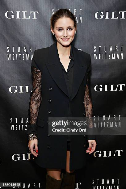 Olivia Palermo attends as Gilt And Stuart Weitzman celebrate the 5050 Boot 20th anniversary on October 16, 2013 in New York City.