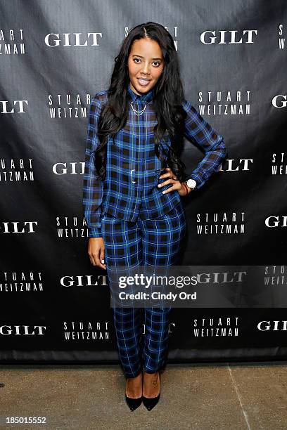 Angela Simmons attends as Gilt And Stuart Weitzman celebrate the 5050 Boot 20th anniversary on October 16, 2013 in New York City.