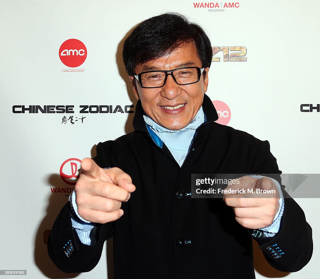 Premiere Of Wanda And AMC Releasing's "Chinese Zodiac" - Arrivals