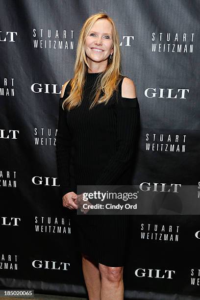 Senior Vice President Global Marketing and Communications for Stuart Weitzman, Susan Duffy attends as Gilt And Stuart Weitzman celebrate the 5050...