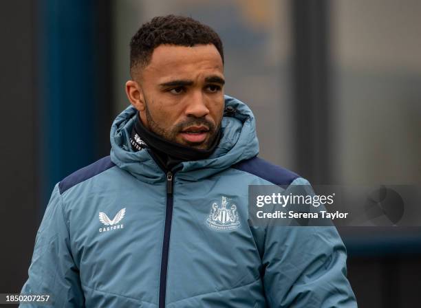 Callum Wilson during the Newcastle United Training Session at the Newcastle United Training Centre on December 12, 2023 in Newcastle upon Tyne,...