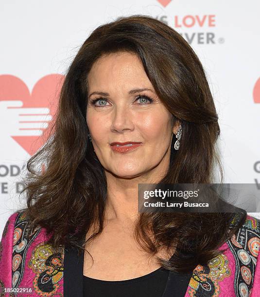 Actress Lynda Carter attends God's Love We Deliver 2013 Golden Heart Awards Celebration at Spring Studios on October 16, 2013 in New York City.