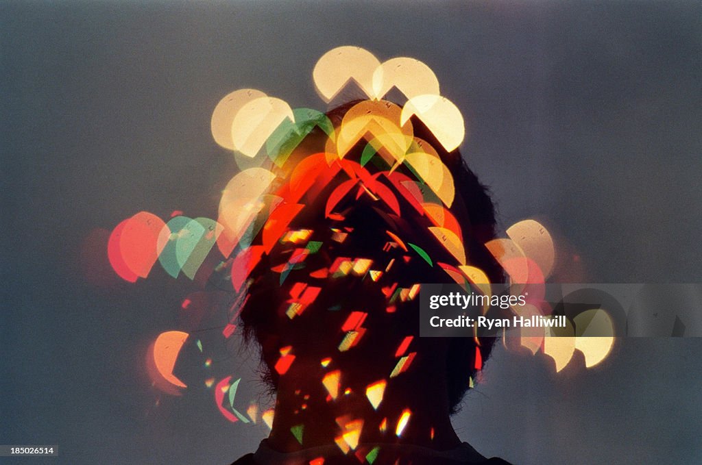 LIghts Dispersed Over A Self Portrait