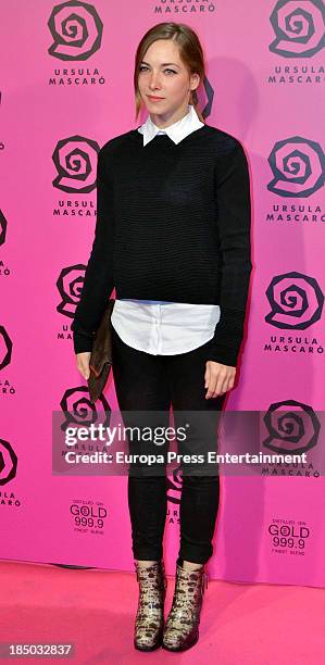 Natalia Rodriguez attends Ursula Mascaro opening store on October 16, 2013 in Madrid, Spain.