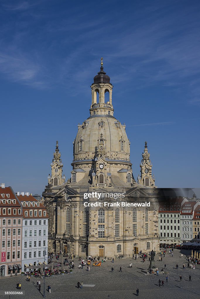 The church "Frauenkirche" is located at "Neumarkt" in the...