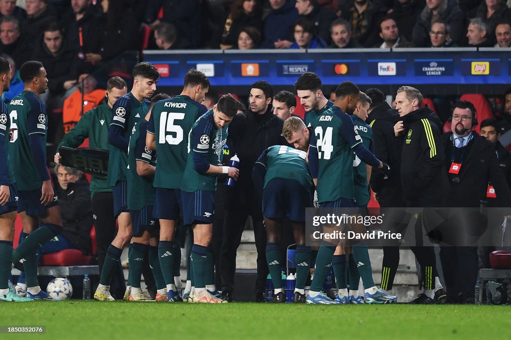 PSV Eindhoven v Arsenal FC: Group B - UEFA Champions League 2023/24
