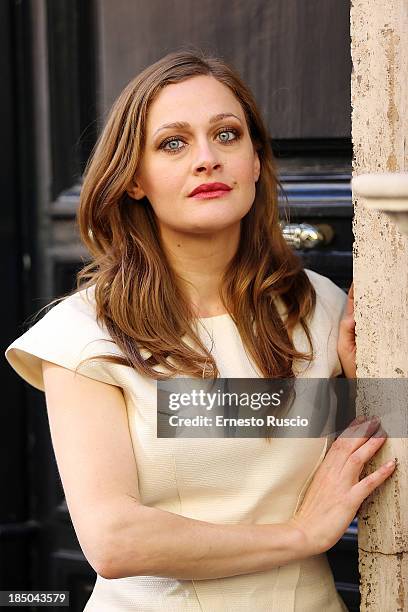 Eleni Roussinou attends the "Miss Violence" Rome Photocall at Cinema Quattro Fontane on October 17, 2013 in Rome, Italy.