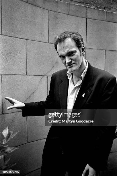 Film director Quentin Tarantino, portrait, London, United Kingdom, 1994.