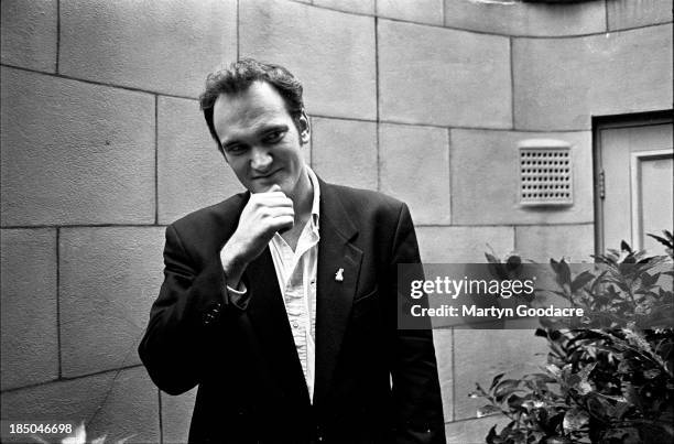 Film director Quentin Tarantino, portrait, London, United Kingdom, 1994.