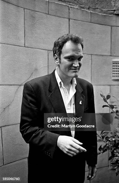 Film director Quentin Tarantino, portrait, London, United Kingdom, 1994.