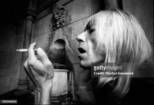Iggy Pop, portrait at Chateau Marmont Hotel in Los Angeles, United States, 1996.