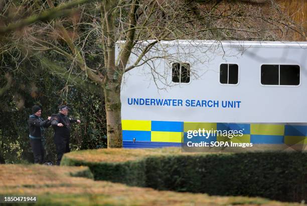 Member of the underwater search team gets into diving equipment in Wensum Park. Gaynor Lord was last seen on Friday . She was captured on CCTV...