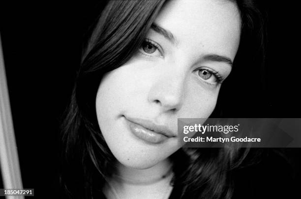 Actress Liv Tyler, portrait, London, United Kingdom, 1996.