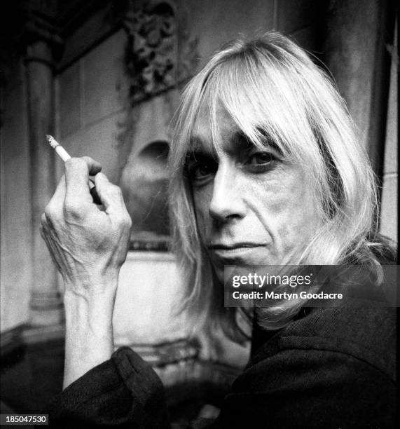Iggy Pop, portrait at Chateau Marmont Hotel in Los Angeles, United States, 1996.