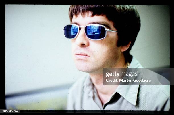 Noel Gallagher of Oasis, portrait, London, United Kingdom, 1995.