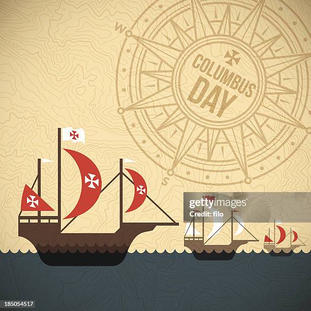 christopher columbus-tag - cristobal colon stock-grafiken, -clipart, -cartoons und -symbole