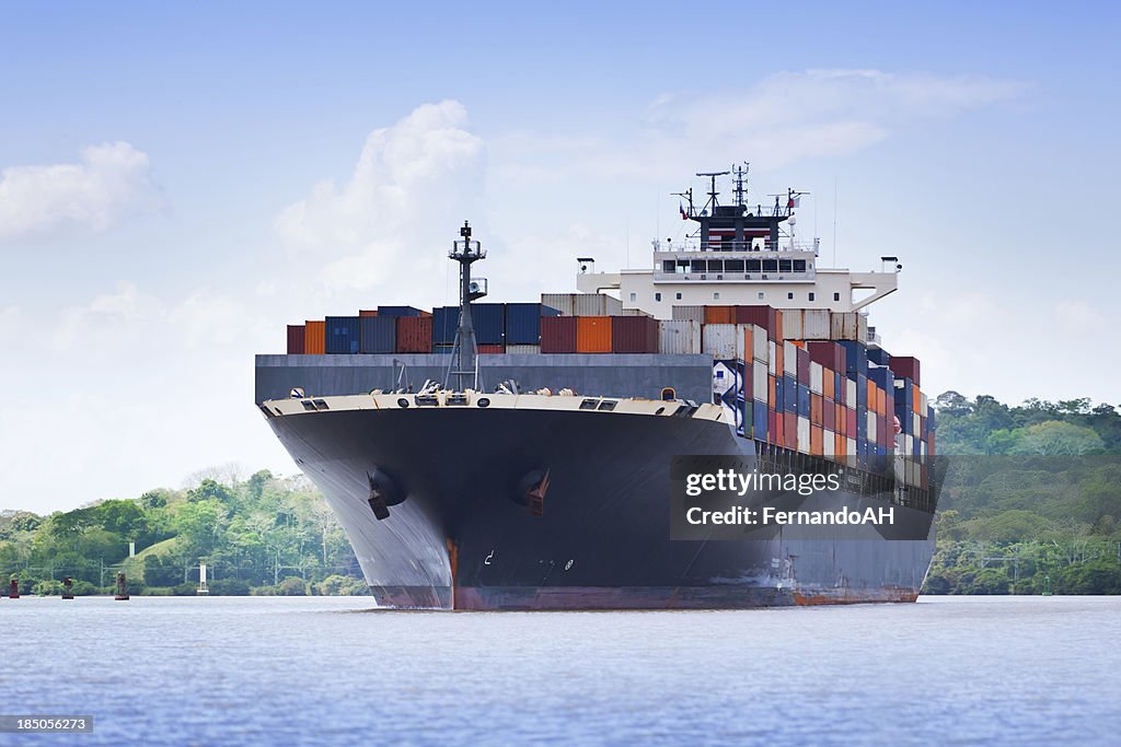 Cargo container ship