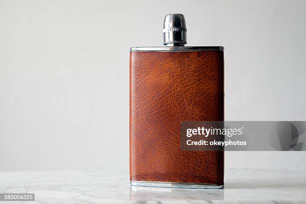 hip flask - drinking flask stock pictures, royalty-free photos & images