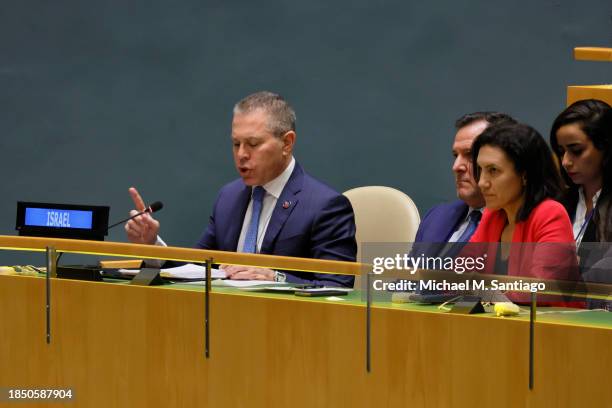 Israel Representative Gilad Erdan Photos and Premium High Res Pictures - Getty Images