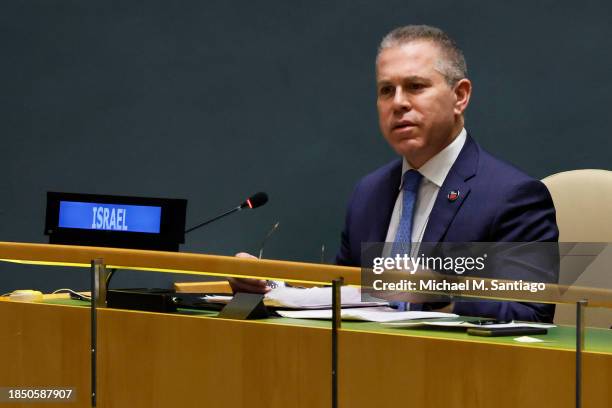 Israel Representative Gilad Erdan Photos and Premium High Res Pictures - Getty Images