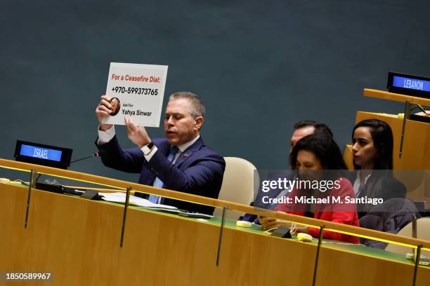 Israel Representative Gilad Erdan Photos and Premium High Res Pictures - Getty Images