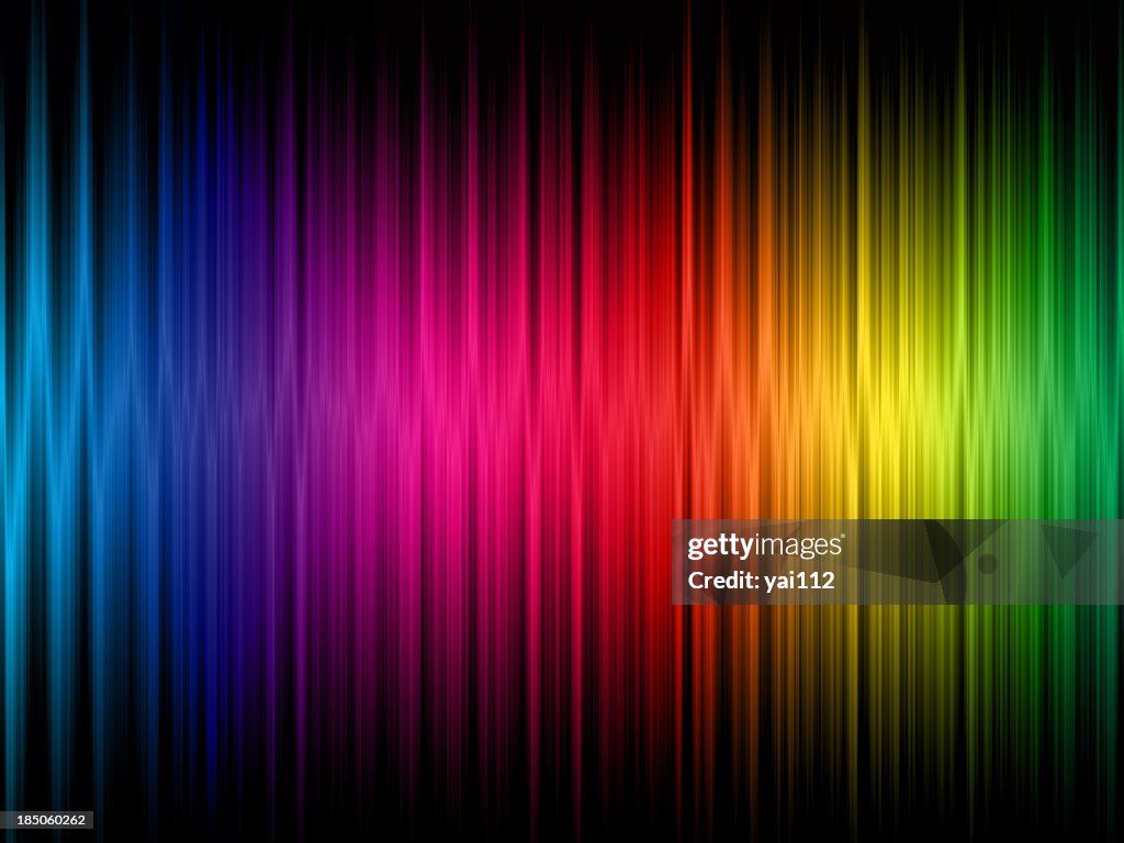 A rainbow frequency abstract background