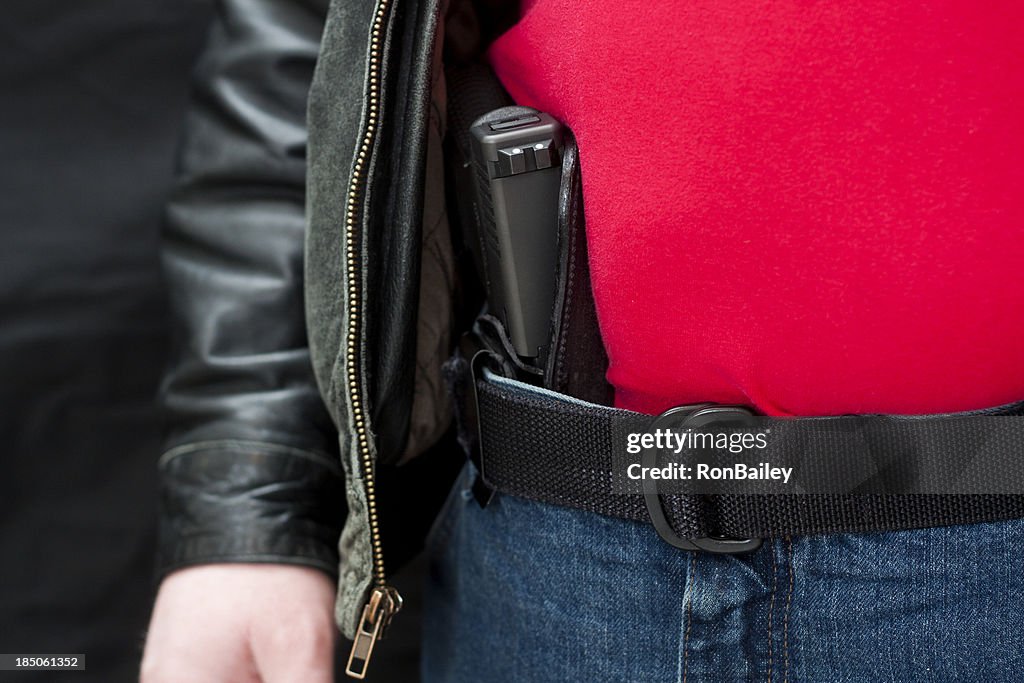 Concealed Firearm Under Jacket